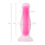 Cain Glow Gece Parlayan Prostat ve Anal Uyarıcı Boğumlu Silikon Anal Plug
