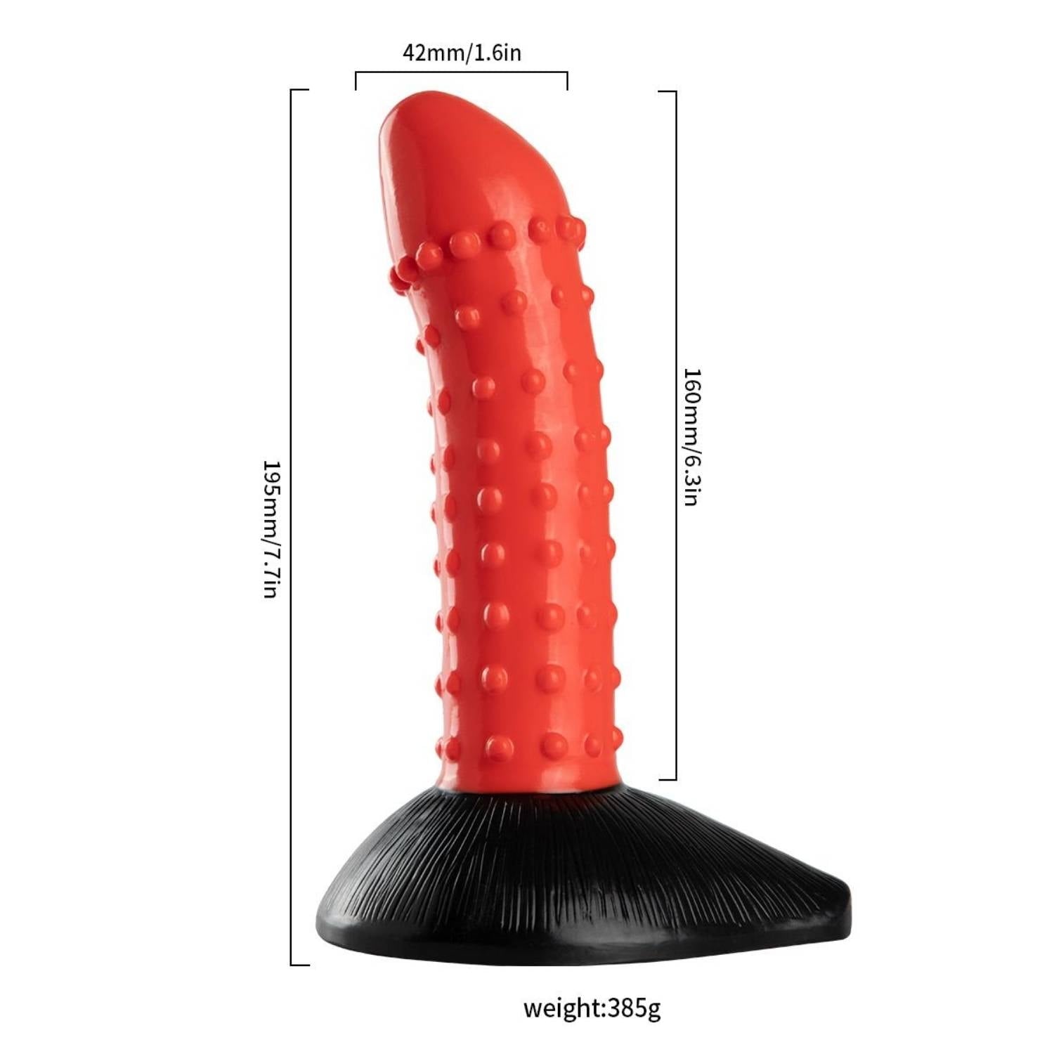 Monster Cock Chimera - Silicone Realistic Animal Dildo Silikon Gerçekçi Doku Yapay Penis 19.5x4.2 CM