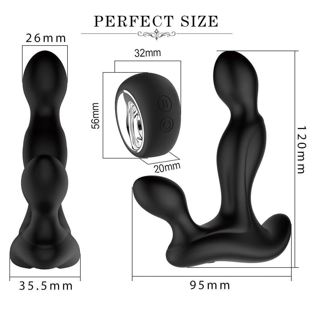 Small Nun - Şarjlı 7 Modlu Güçlü Titreşimli Aynı Anda Perine ve Prostat Uyarıcı Anal Vibratör