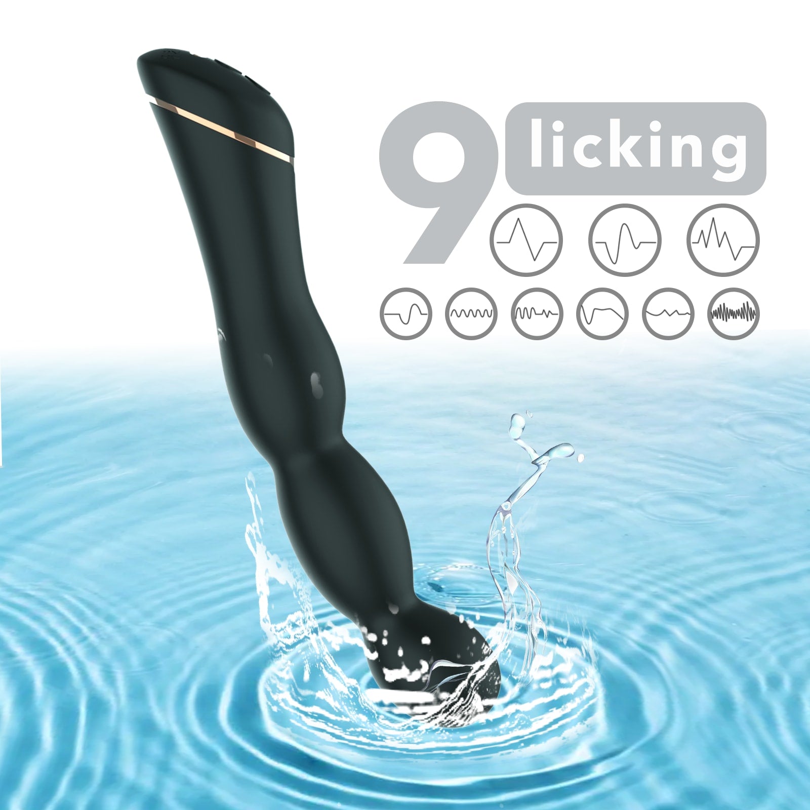 Knot - Manyetik Şarjlı Güçlü Titreşimli Boğumlu Silikon Anal Plug G Nokta Uyarıcı ve Anal Vibratör