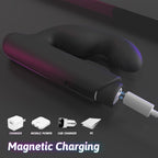 Gladiator - Şarjlı Çıkarılabilir Bullet Motorlu 2 in 1 Perine ve Prostat Uyarıcı Vibratör