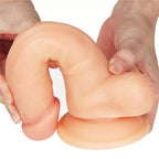 Geliştirilmiş Gerçekçi Yapay Penis Yumuşak Doku Realistik Dildo 20x4 CM