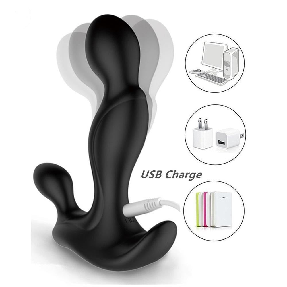 Small Nun - Şarjlı 7 Modlu Güçlü Titreşimli Aynı Anda Perine ve Prostat Uyarıcı Anal Vibratör