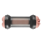 Tutma ve Saklama Dumbell Kutulu Çift Taraflı Anal Vajina Girişli Gerçekçi Mastürbatör 22 CM