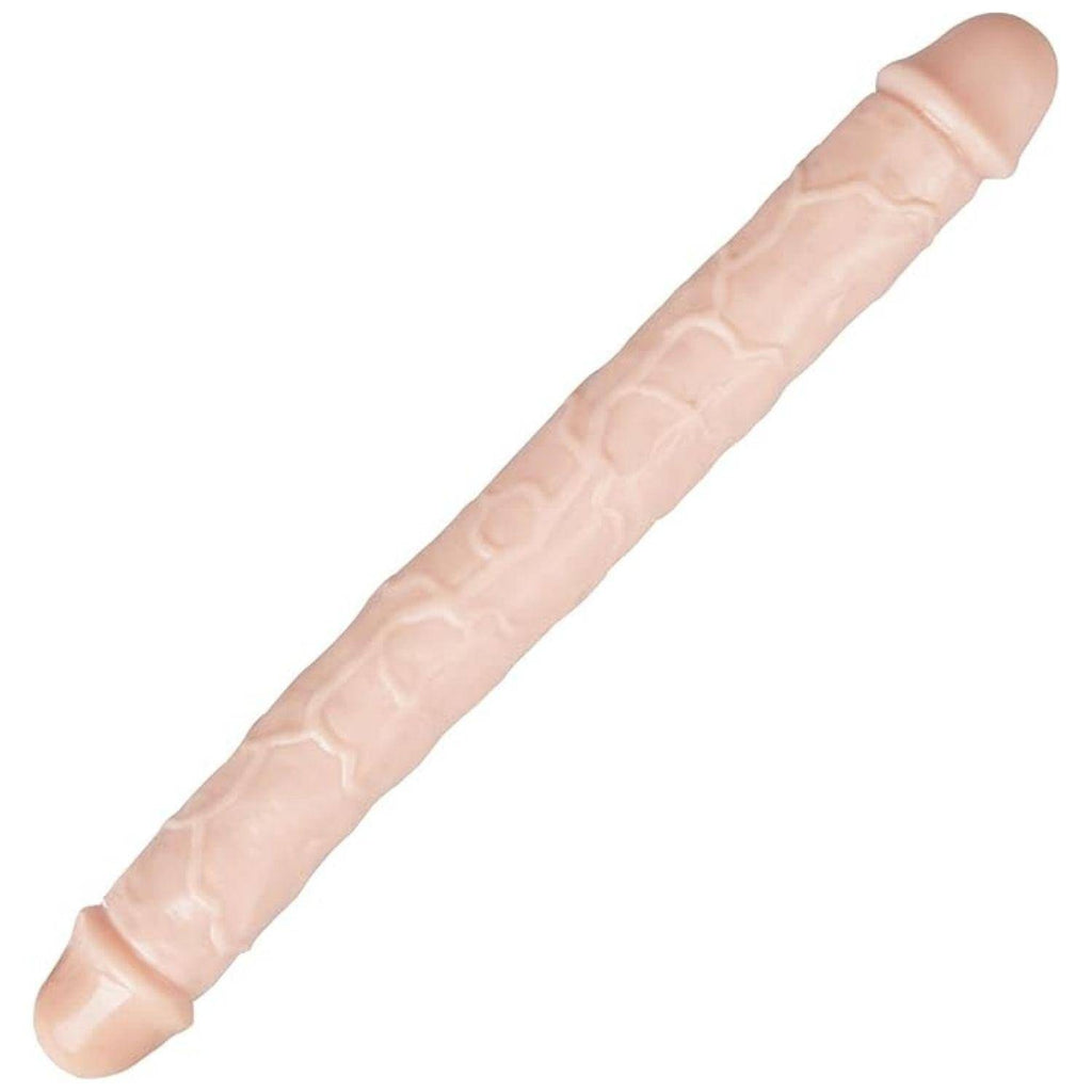 Ultra Soft Realistic Double Ended Dildo Yumuşak Doku Gerçekçi Çift Taraflı Realistik Yapay Penis 33 CM