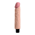 Rican - Yumuşak Doku Gerçekçi Yapay Penis Vibratör Güçlü Titreşimli Realistik Dildo 22x3.6 CM