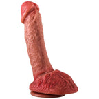 Luke - Ultra Yumuşak Dokulu Realistik Dildo Çift Katmanlı Silikon Gerçekçi Yapay Penis 20x4.2 CM