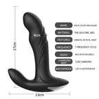 Prostate Massager - Şarjlı Kablosuz Kumandalı Aynı Anda Perine ve Prostat Uyarıcı Hareketli Anal Masaj Vibratörü
