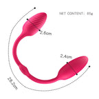 Double Ended - Şarjlı Yumuşak Esnek Çift Taraflı G Nokta Klitoris Uyarıcı 2 in 1 Çift Vibratörü