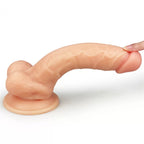 Geliştirilmiş Gerçekçi Yapay Penis Yumuşak Doku Realistik Dildo 20x4 CM