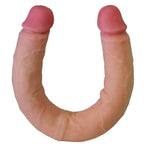 Zach - Sliding Skin Ultra Soft Realistic Double Ended Dildo Hareketli Kayar Deri Çift Katmanlı Çift Taraflı Gerçekçi Yapay Penis 45 CM