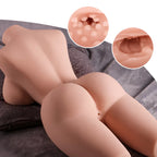 Emily - Mega Boy Realistik Manken Anal Vajina Çift Girişli 2 in 1 Titreşimli Isıtmalı Suni Vajina Mastürbatör 10 KG