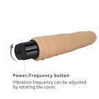 Xtreme Feel - Multi Speed Güçlü Titreşimli Yumuşak Doku Realistik Dildo Testissiz Gerçekçi Yapay Penis 20x4 CM