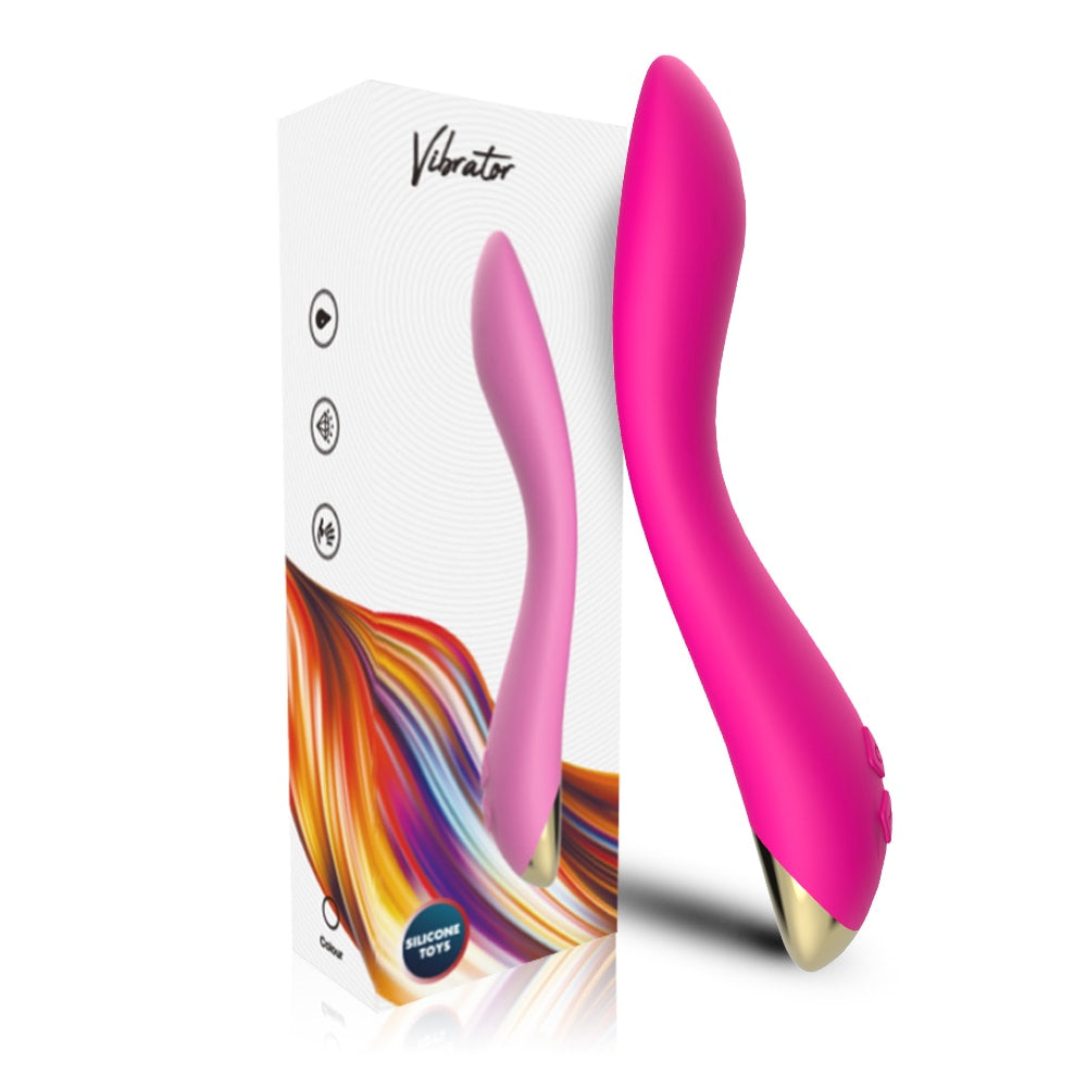 Flamingo - Şarjlı Esnek Yumuşak Doku Eğilebilir G Spot Uyarıcı Vibratör - Pembe