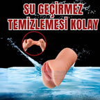 Candice - Gerçekçi Yumuşak Doku Titreşimli Suni Vajina Realistik Mastürbatör 15.5 CM