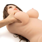 Julie - Mega Boy Saçlı Realistik Manken Oral Anal Vajina 3 Girişli Isıtmalı Titreşimli Mastürbatör 11 KG