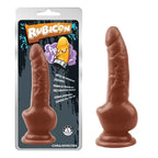 Rubicon - Güçlü Vantuzlu Gerçekçi Yapay Penis Melez Realistik Dildo 18 CM