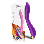 Flamingo - Şarjlı Esnek Yumuşak Doku Eğilebilir G Spot Uyarıcı Vibratör - Mor