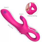 DAGGERS Çift Katmanlı Bükülebilir Su Geçirmez Klitoris ve G-Spot Uyarıcı Vibratör