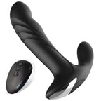 Prostate Massager - Şarjlı Kablosuz Kumandalı Aynı Anda Perine ve Prostat Uyarıcı Hareketli Anal Masaj Vibratörü