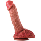 Luke - Ultra Yumuşak Dokulu Realistik Dildo Çift Katmanlı Silikon Gerçekçi Yapay Penis 20x4.2 CM