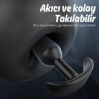 Başlangıç ve İleri Seviye Genişletmek İçin 3 Farklı Boyutta Karo Tabanlı Silikon Anal Plug Set - Siyah