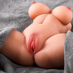 Mary - Büyük Boy Anal Vajina Girişli Realistik Manken Titreşimli Isıtmalı 2 in 1 Suni Vajina Mastürbatör 5.1 KG