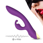 Bonnie - Şarjlı Aynı Anda Klitoris ve G Spot Uyarıcı Eğilebilir Yumuşak Doku Rabbit Vibratör