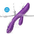 Spark - Şarjlı Isıtmalı Aynı Anda Klitoris ve G Spot Uyarıcı Güçlü Titreşimli 2 in 1 Rabbit Vibratör