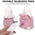 Polar Bear Sex Machine - Şarjlı Kumandalı İleri Geri Hareketli Isıtmalı Titreşimli Peluş Ayı Sex Makinesi