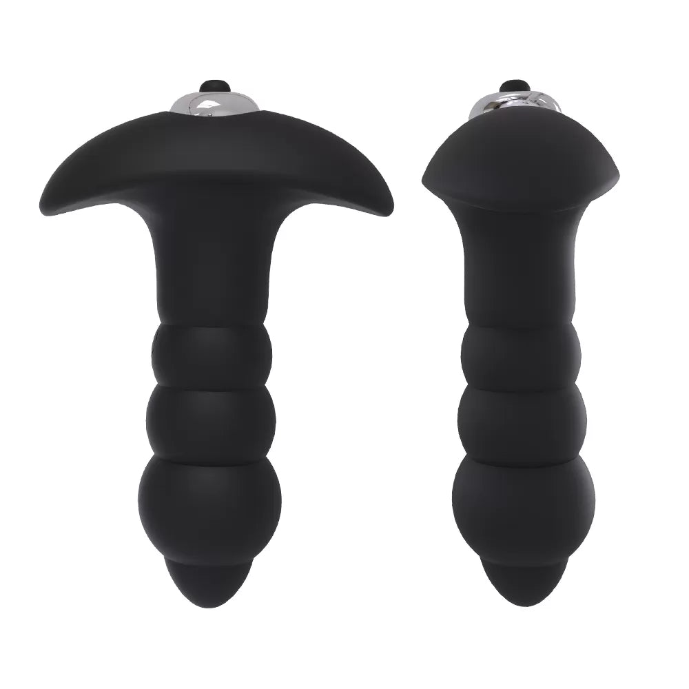 Bubble - Çıkar Tak Bullet Vibratörlü Güçlü Titreşimli 1 Fonksiyonlu Silikon Anal Plug