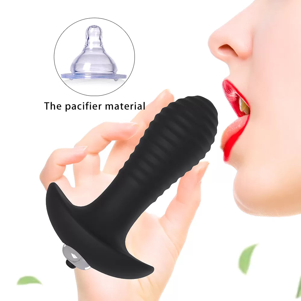 Spiral - Çıkar Tak Bullet Vibratörlü Güçlü Titreşimli 1 Fonksiyonlu Silikon Anal Plug