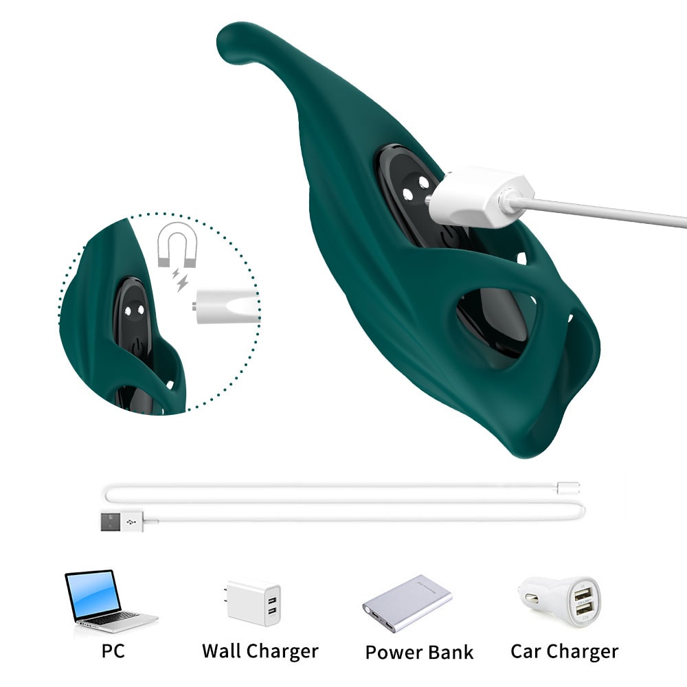 Helix - Şarjlı Su Geçirmez G Nokta ve Klitoris Uyarıcı Parmağa Takılabilir Mini Vibratör