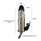 Brave Man - Uzatmalı Klitoris ve G-Spot Uyarıcı Titreşimli 2 in 1 Silikon Penis Kılıfı - Siyah