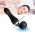 Freeza - Şarjlı 360° Esnek Başlı Vibratör Magic Wand Massager Çok Sessiz Masaj Aleti