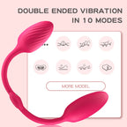 Double Ended - Şarjlı Yumuşak Esnek Çift Taraflı G Nokta Klitoris Uyarıcı 2 in 1 Çift Vibratörü