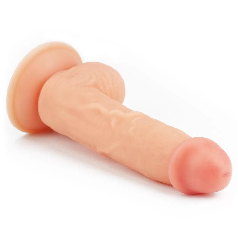 Geliştirilmiş Gerçekçi Yapay Penis Yumuşak Doku Realistik Dildo 20x3.8 CM