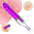 CA - Şarjlı Yeni Nesil Ultra Güçlü Titreşimli Klitoris Uyarıcı Çift Taraflı Kullanılabilir G-Spot 2 in 1 Yapay Penis Vibratör
