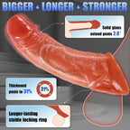 James - Uzaktan Kumandalı Şarjlı G Spot Uyarıcı Güçlü Titreşimli Ultra Realistik Penis Kılıfı - 7 CM Uzatmalı
