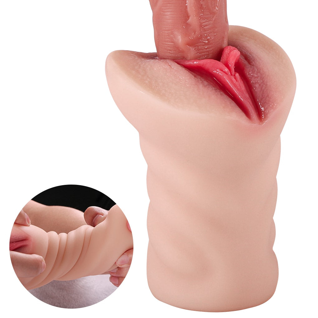Maria - Gerçekçi Yumuşak Doku Titreşimli Suni Vajina Realistik Mastürbatör 15 CM