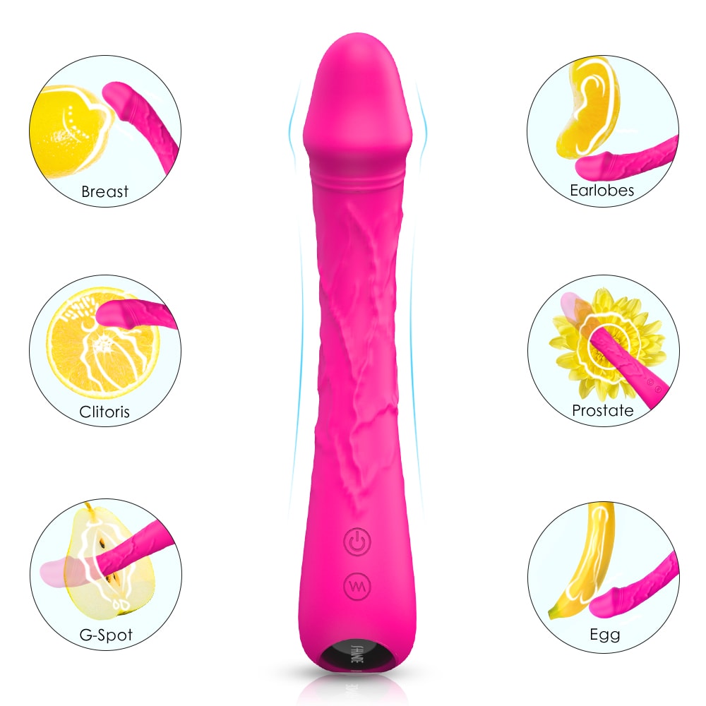 Sunshine Şarjlı Esnek Bükülebilir G Nokta Uyarıcı Güçlü Titreşimli Yumuşak Yapay Penis Vibratör