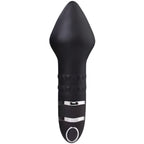 Backyard Butt Plug - Kademeli Boyut Güçlü Titreşimli Silikon Anal Plug 10 CM