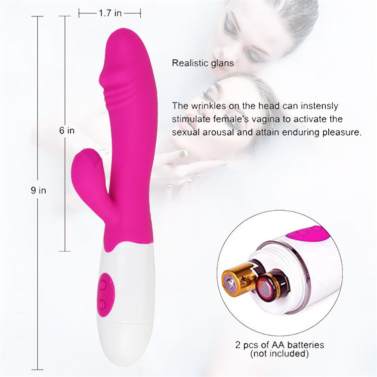 Sora - Pilli Aynı Anda Klitoris ve G-Spot Uyarıcı 2 in 1 Rabbit Vibratör