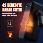 Amovibe - Şarjlı Telefon Tutuculu Isıtmalı İleri Geri Hareketli ve Titreşimli Otomatik Suni Vajina Mastürbatör