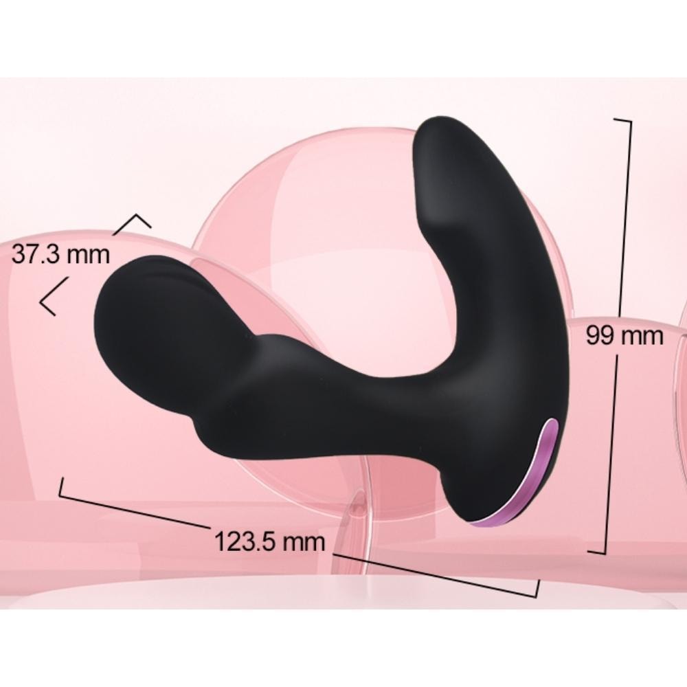 G-Rider - Manyetik Şarjlı Aynı Anda Perine ve Prostat Uyarıcı 2 in 1 Unisex Kullanılabilir Masaj Vibratör