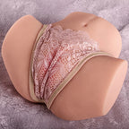 Lina - Anal Vajina Çift Girişli Realistik Kalça Titreşimli 2 in 1 Suni Vajina Mastürbatör 1.9 KG