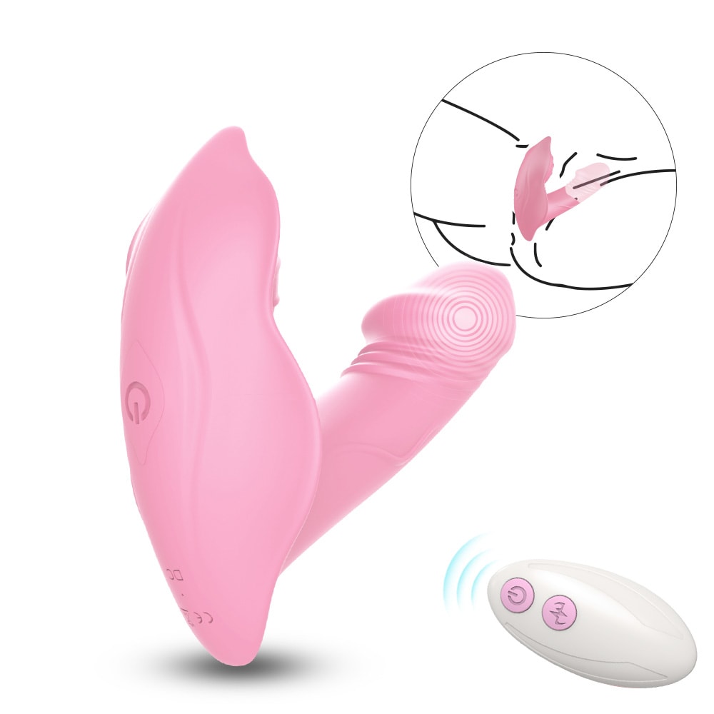 Whistle - Kablosuz Kumandalı G Spot ve Klitoris Uyarıcı 2 in 1 Külot İçi Sessiz Giyilebilir Vibratör