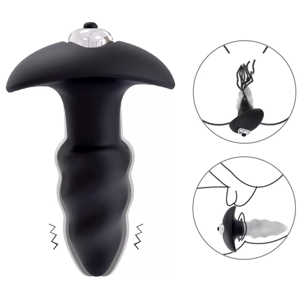 Love Arrow - Çıkar Tak Bullet Vibratörlü Güçlü Titreşimli 1 Fonksiyonlu Silikon Anal Plug