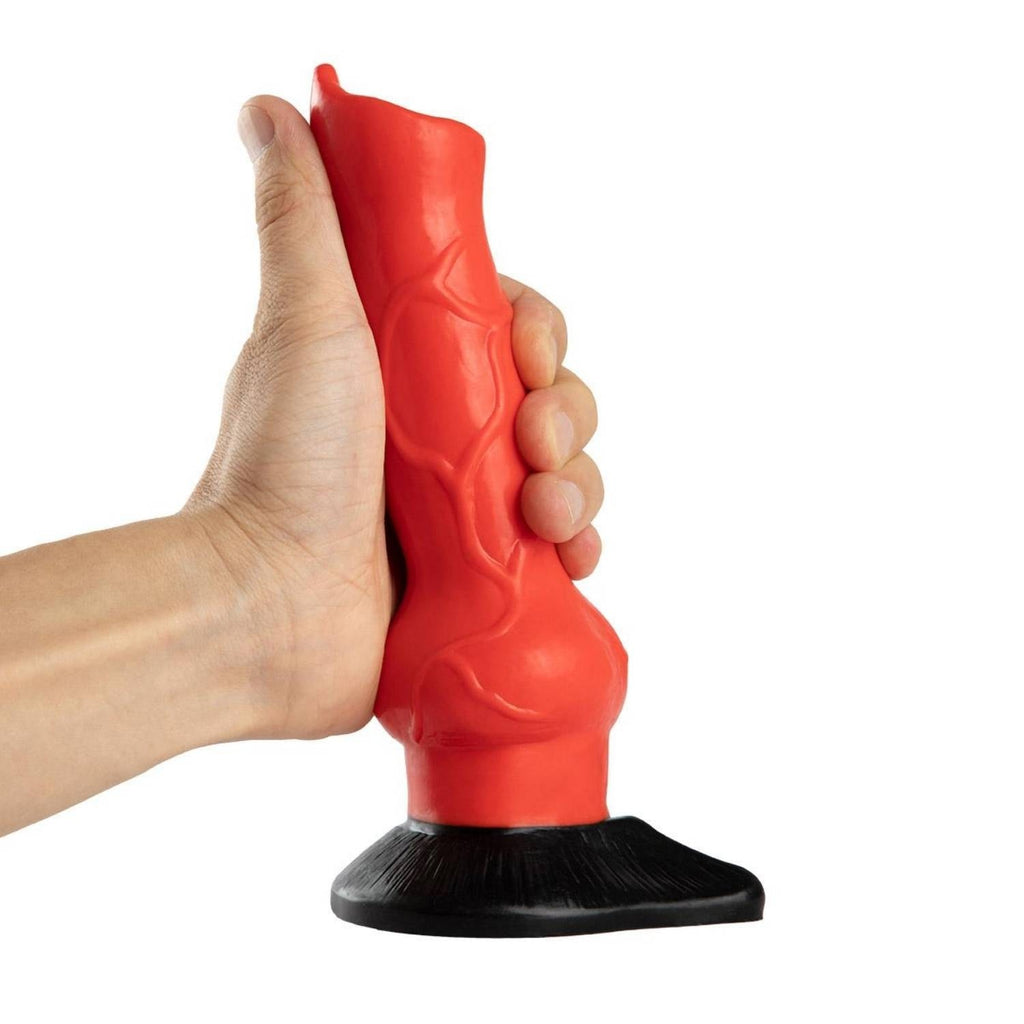 Monster Cock Cerberus - Silicone Realistic Animal Dog Dildo Silikon Gerçekçi Doku Köpek Yapay Penis 20x6.3 CM