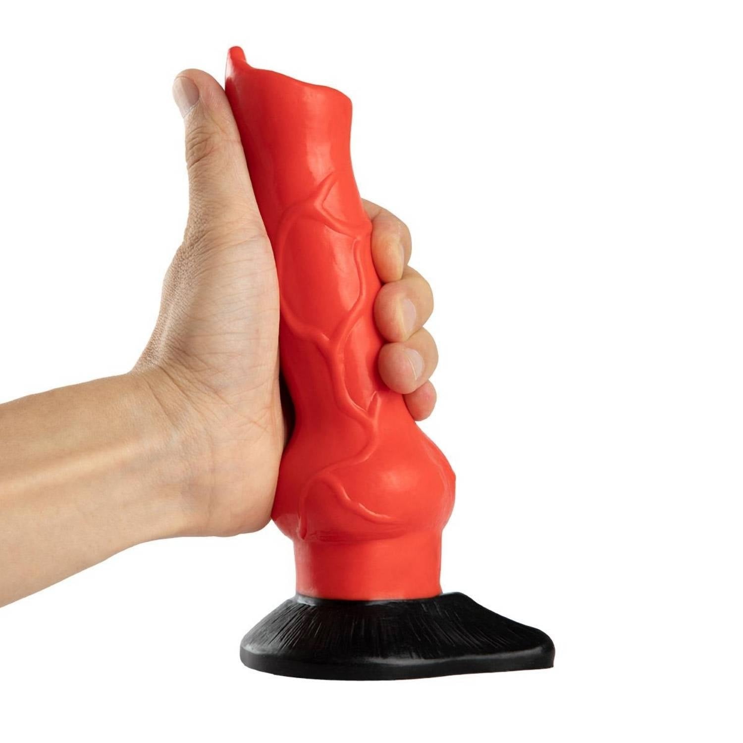 Monster Cock Cerberus - Silicone Realistic Animal Dog Dildo Silikon Gerçekçi Doku Köpek Yapay Penis 20x6.3 CM